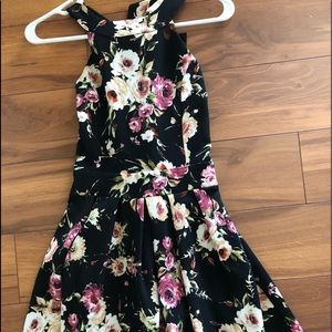 Floral Halter Dress